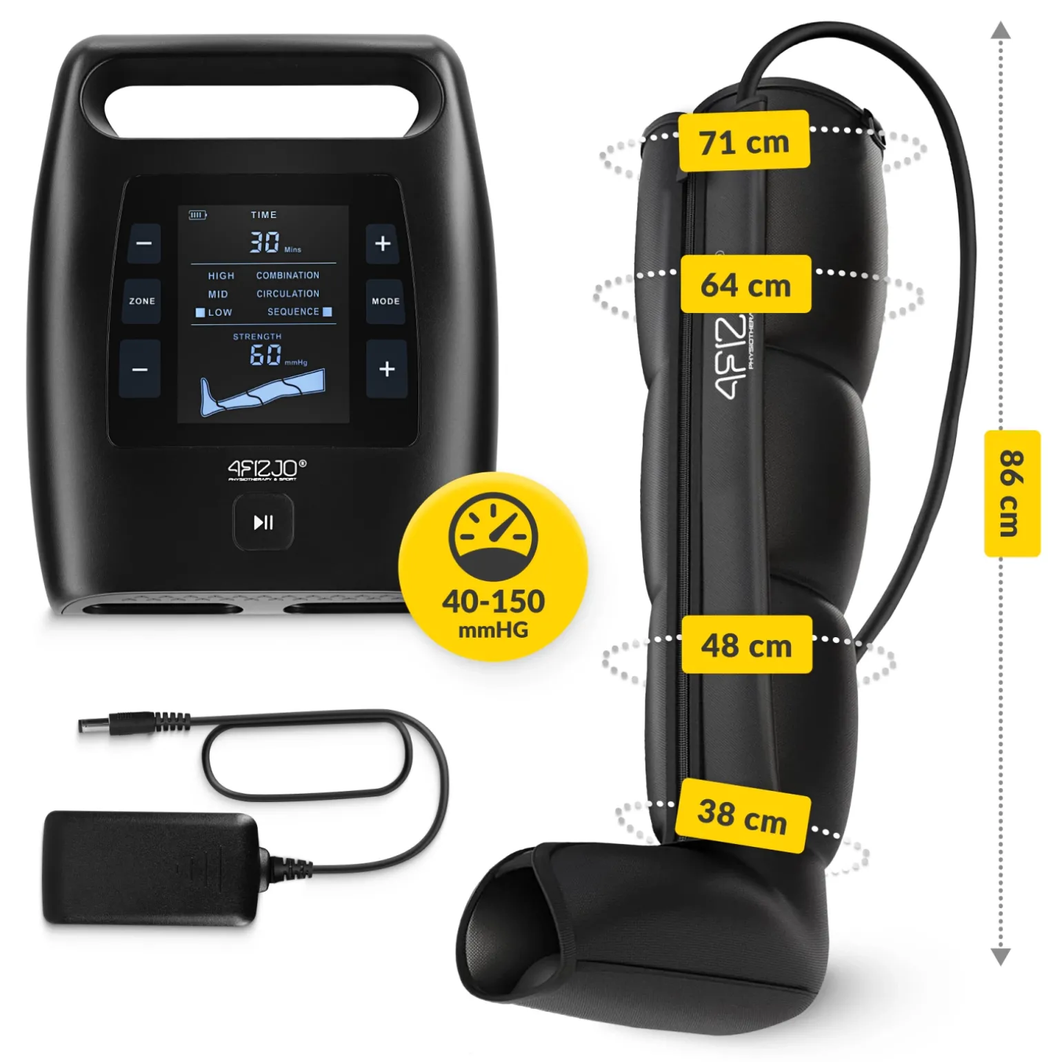 Aparat do drenażu limfatycznego Air Compression Therapy System ACTIVE C4 rozm. uniwersalny