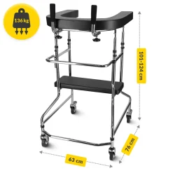 Balkonik rehabilitacyjny z podparciem