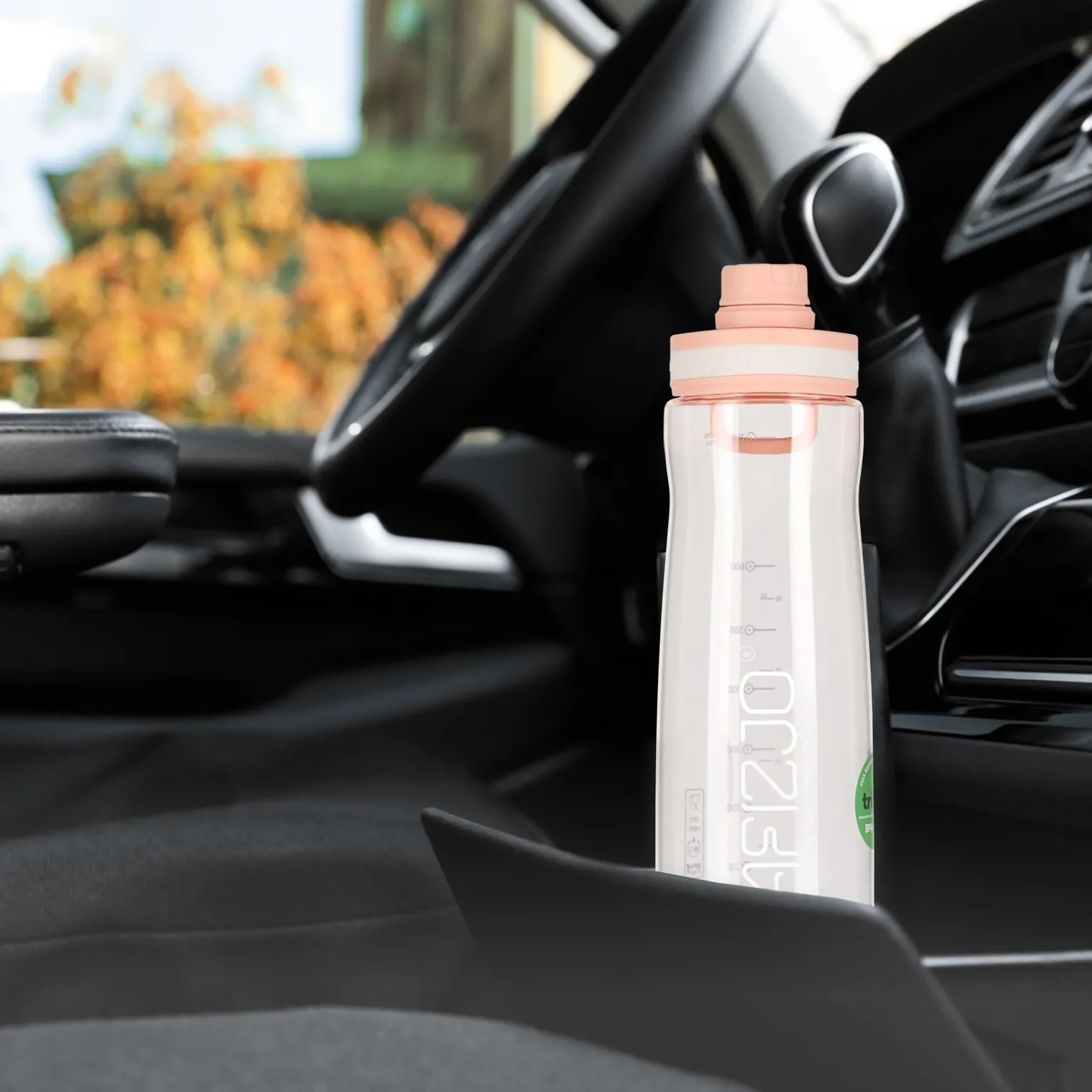 Butelka sportowa na wodę 850 ml różowa