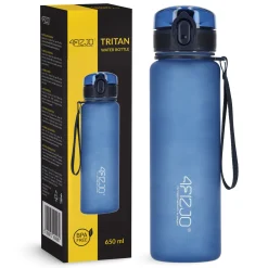 Butelka sportowa na wodę 650 ml niebieska