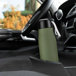 Butelka termiczna 540 ml z paskiem zielona