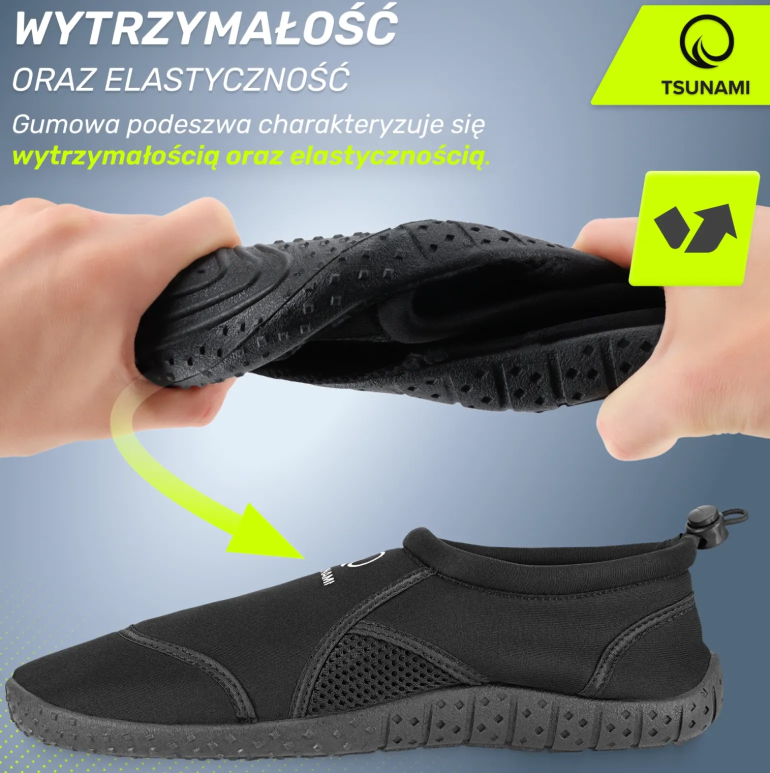Buty do wody TSUNAMI Slip-on rozmiar 42