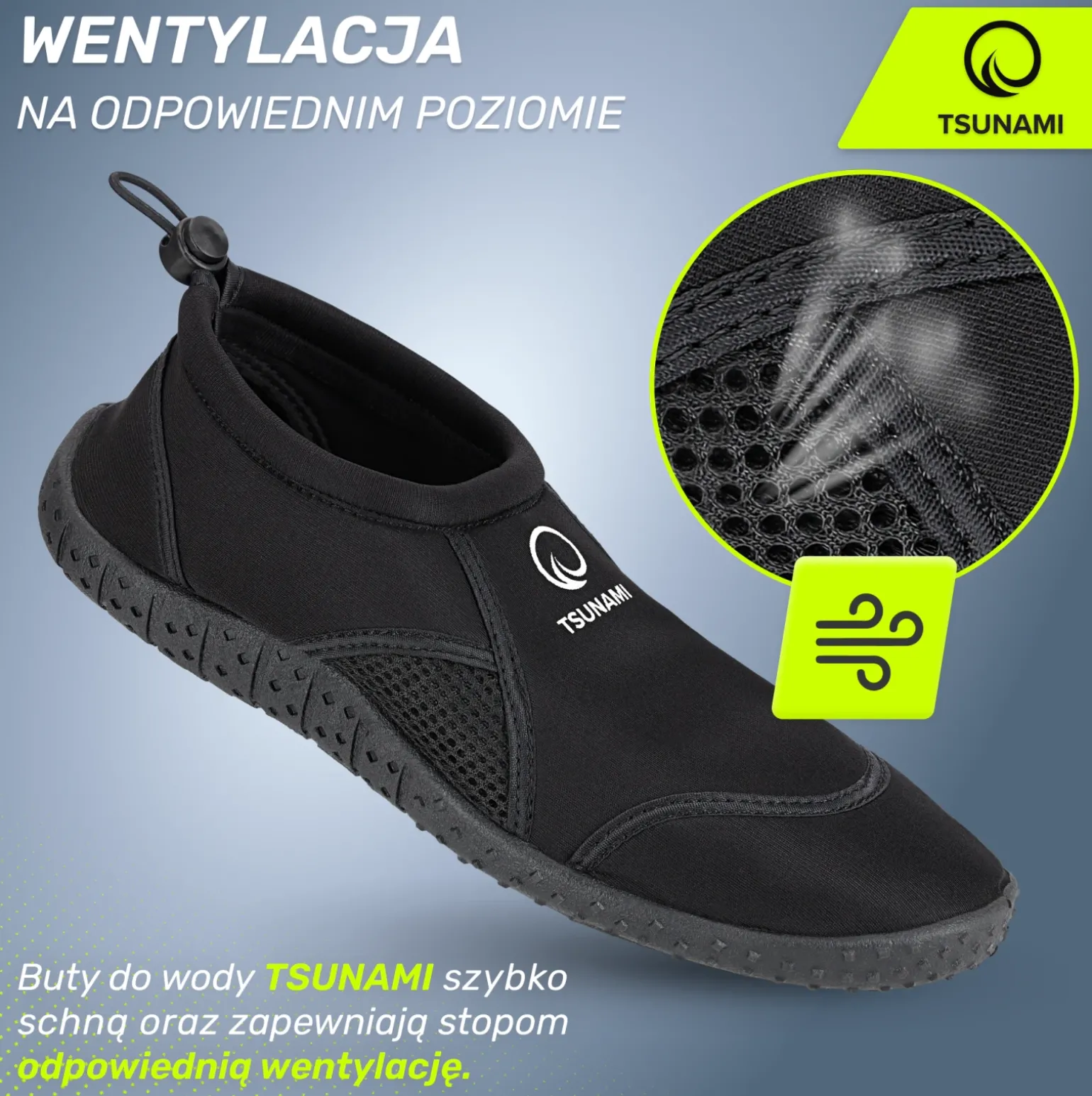 Buty do wody TSUNAMI Slip-on rozmiar 42