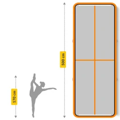 Ścieżka akrobatyczna AIR MAT 5 x 2 x 0,2 m z pompką