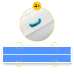Ścieżka akrobatyczna AIR MAT PRO 8 x 2 x 0,3 m z pompką