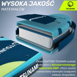 Deska SUP PRO TSUNAMI paddle board 350 cm T14