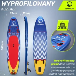 Deska SUP TSUNAMI paddle board 350 cm T04
