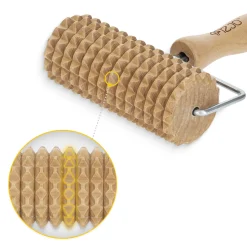 Drewniany roller do masażu ciała duży