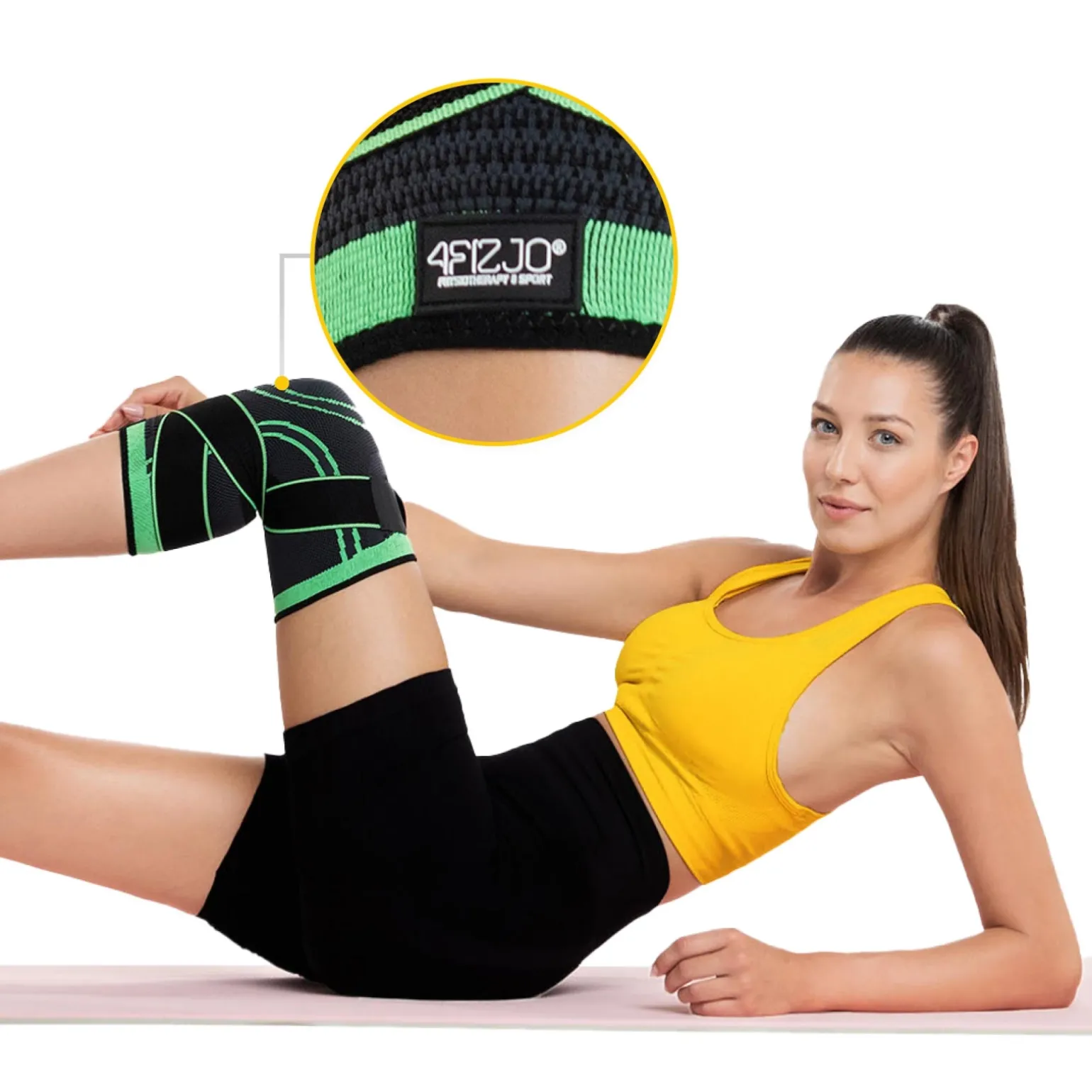 Elastyczny stabilizator na kolano XL