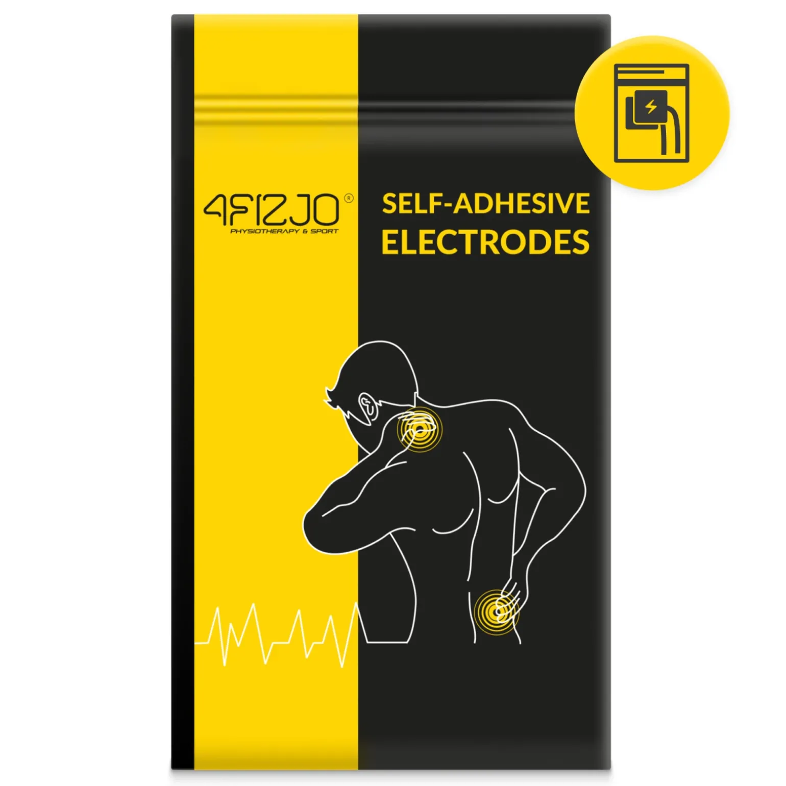 Elektrody żelowe do elektrostymulacji 12 szt.