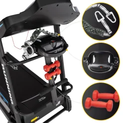 Elektryczna bieżnia domowa regulowana z masażerem TM FALCO S+