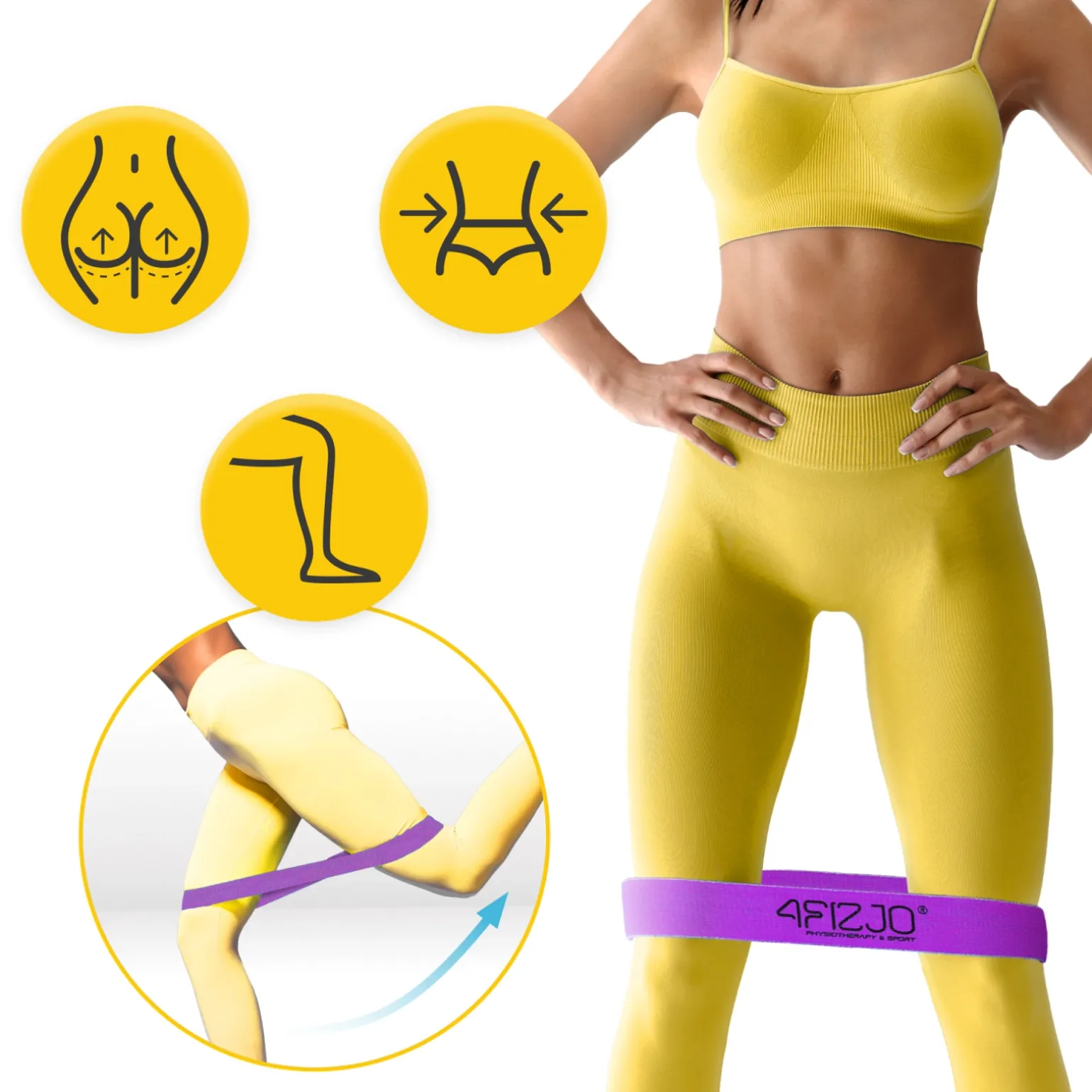 Guma materiałowa do ćwiczeń FLEX BAND 16-22 kg