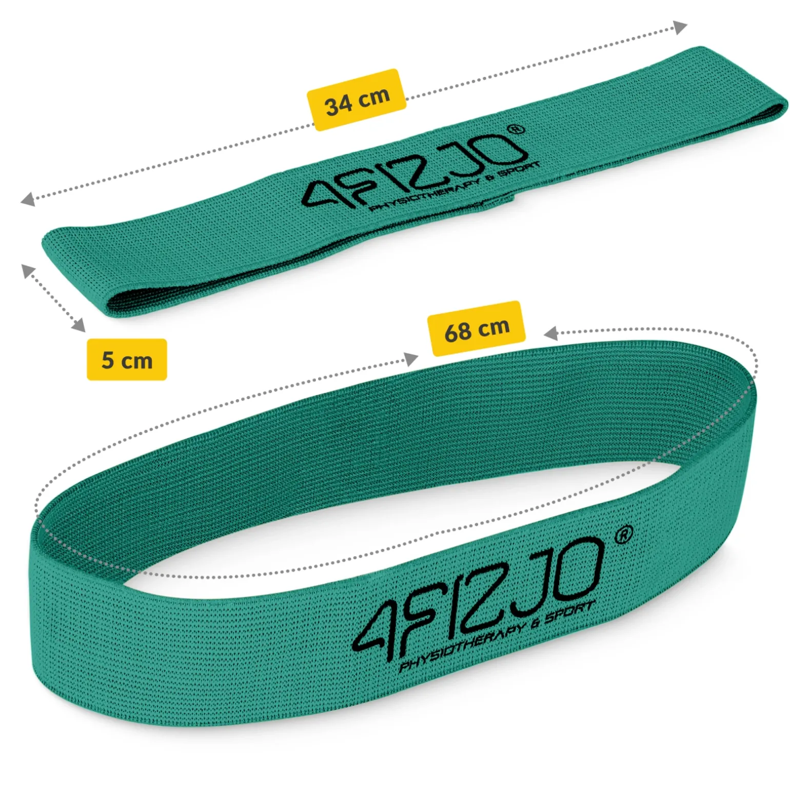Guma materiałowa do ćwiczeń FLEX BAND 5-10 kg