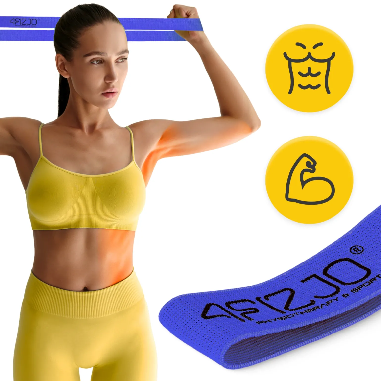 Guma materiałowa do ćwiczeń FLEX BAND 10-15 kg