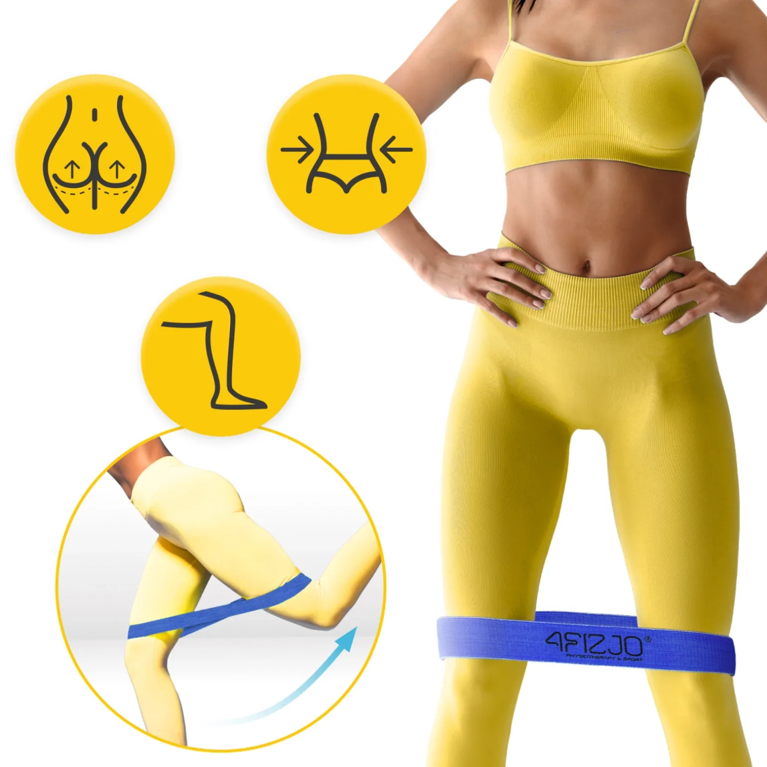 Guma materiałowa do ćwiczeń FLEX BAND 10-15 kg