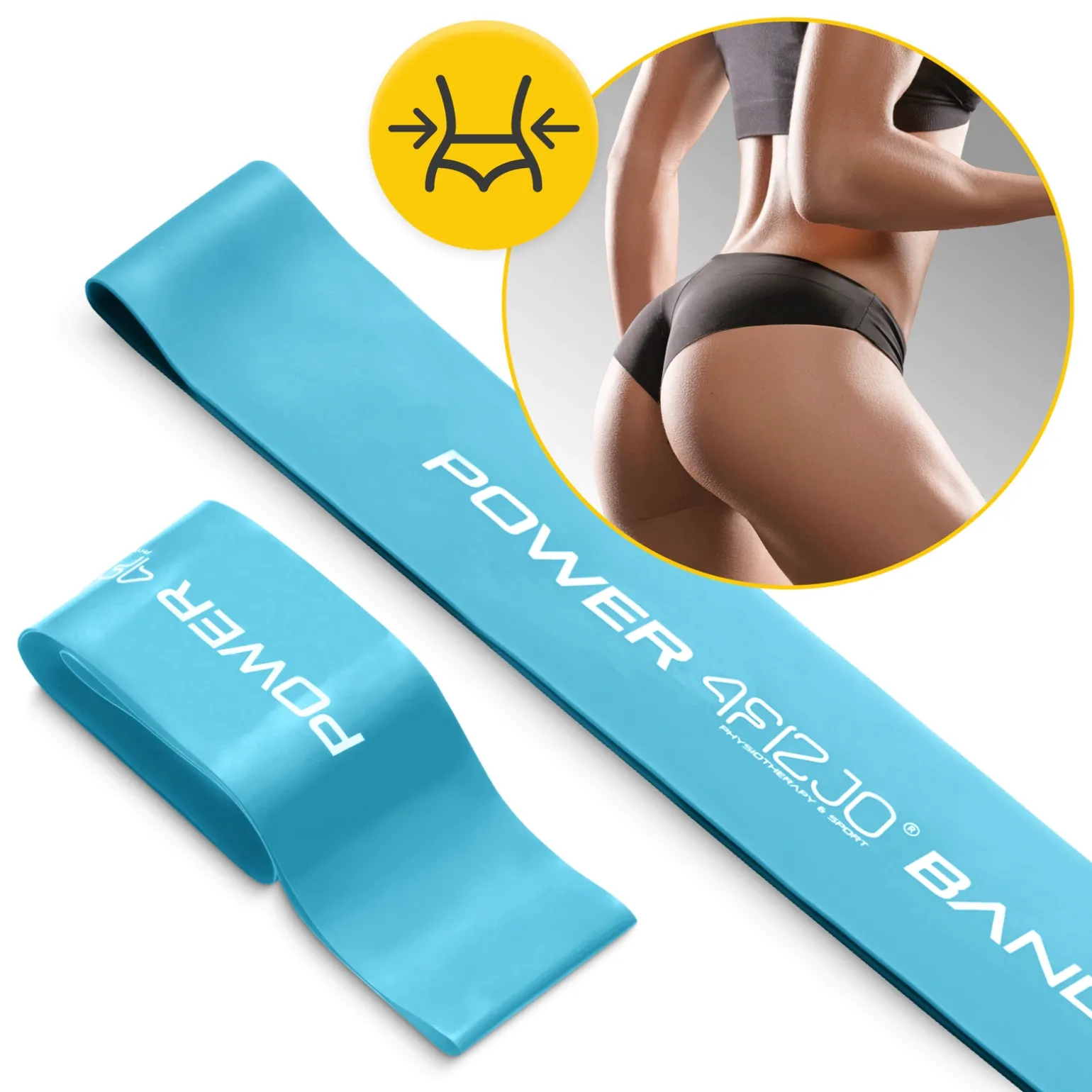 Guma oporowa do ćwiczeń MINI POWER BAND 0,6 mm