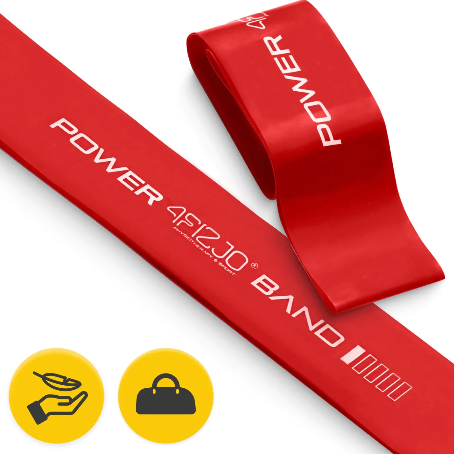 Guma oporowa do ćwiczeń MINI POWER BAND 0,4 mm