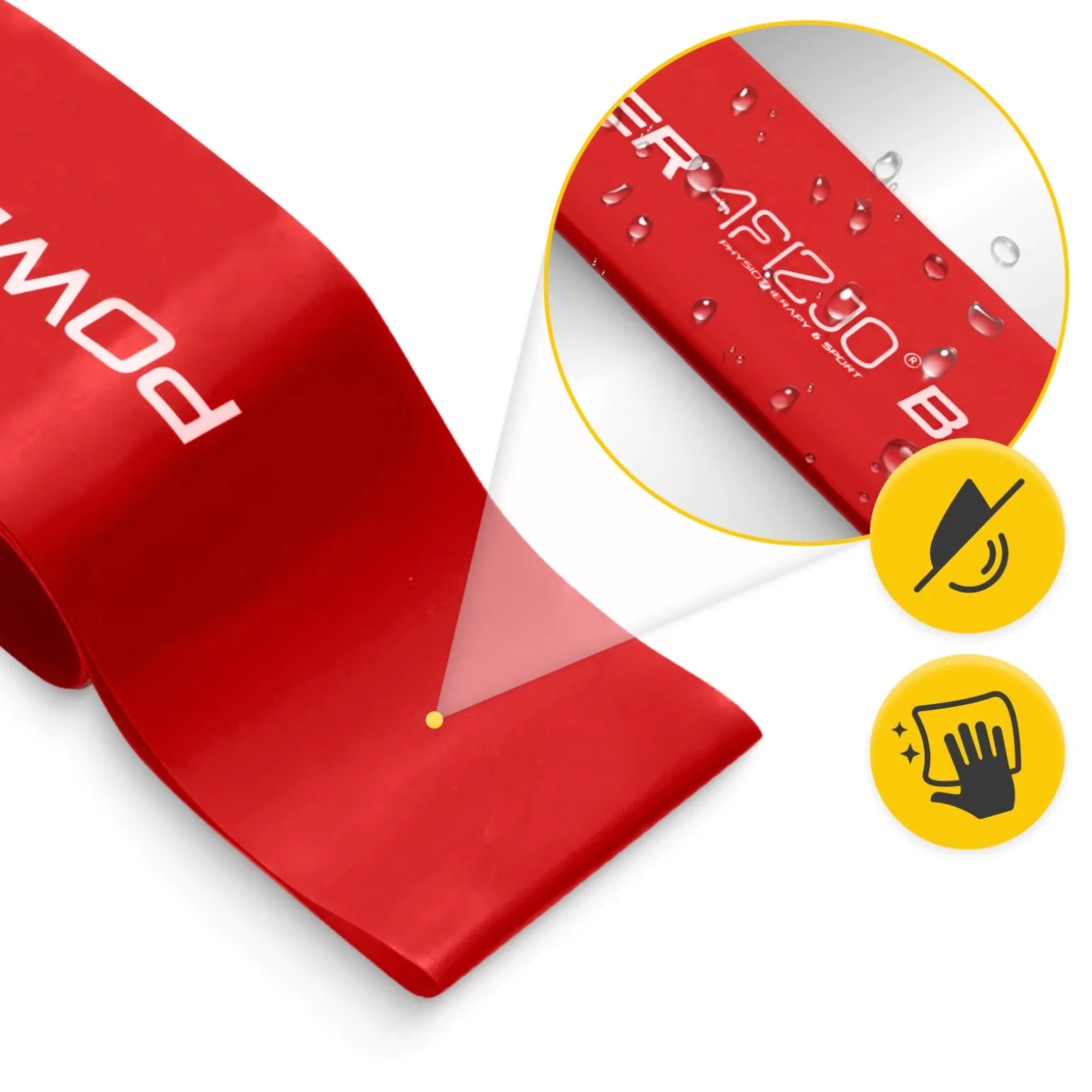 Guma oporowa do ćwiczeń MINI POWER BAND 0,4 mm