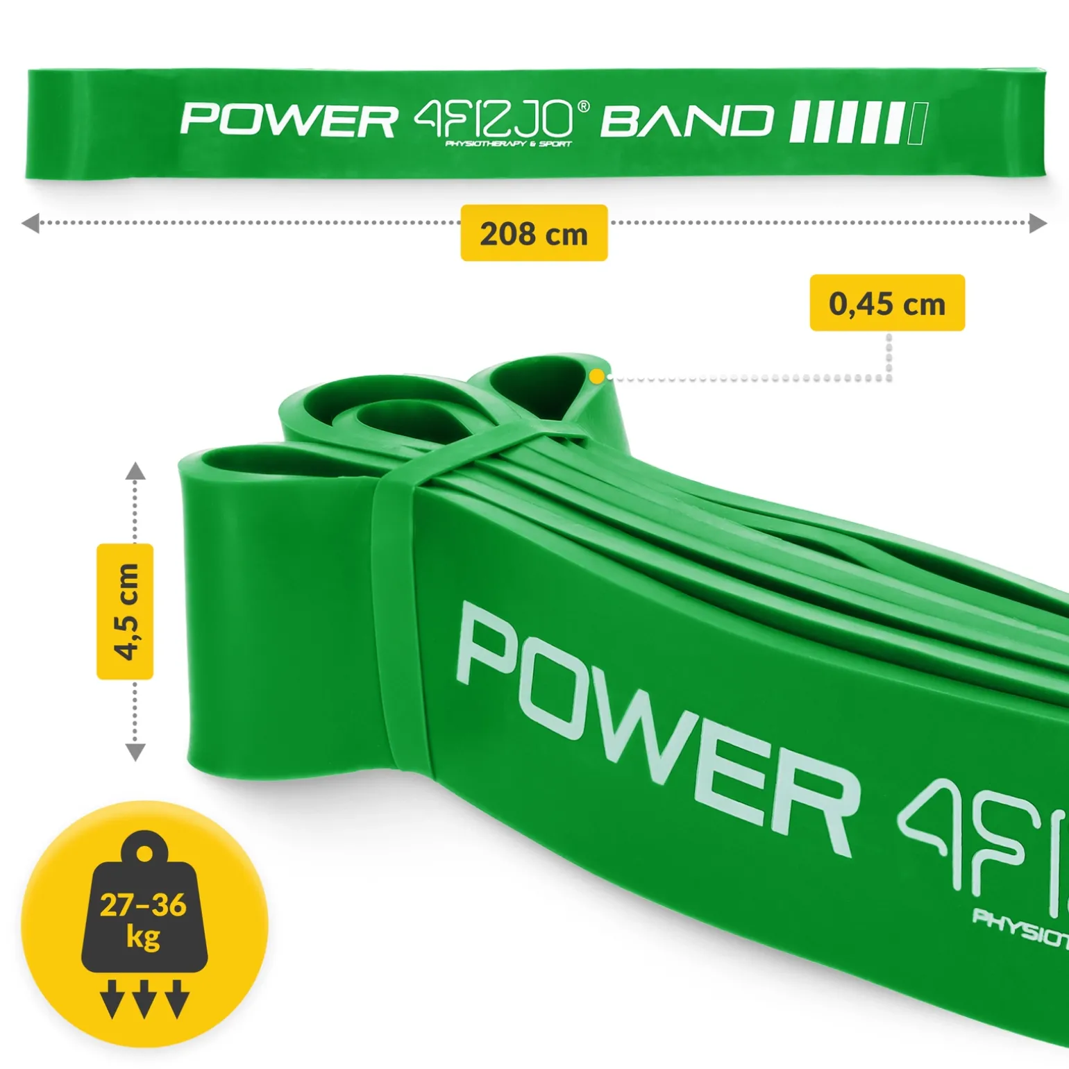 Guma oporowa do ćwiczeń POWER BAND 27-36 kg