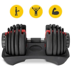Hantel regulowany do ćwiczeń Premium 40 kg