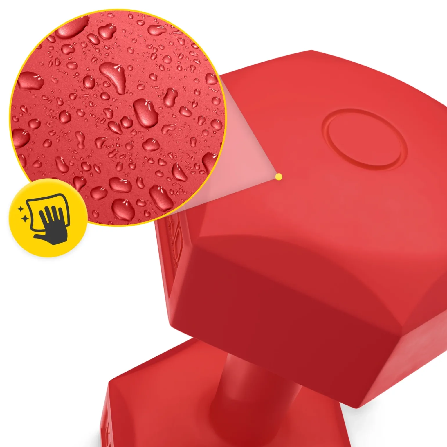 Hantelki bitumiczne do ćwiczeń 2 x 3 kg