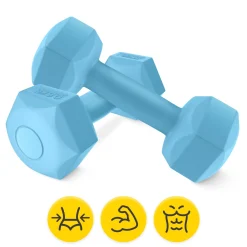 Hantelki bitumiczne do ćwiczeń 2 x 0,5 kg