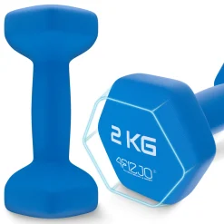 Hantelki żeliwne do ćwiczeń Classic 2 x 2 kg