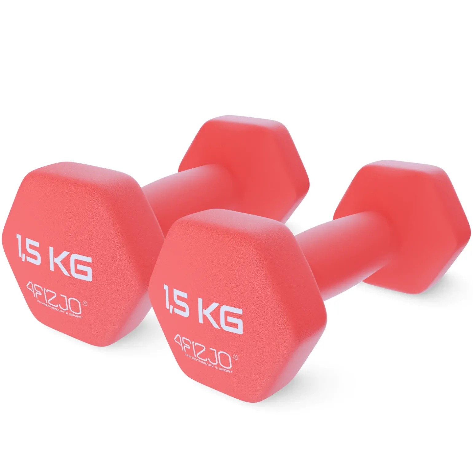 Hantelki żeliwne do ćwiczeń Classic 2 x 1,5 kg