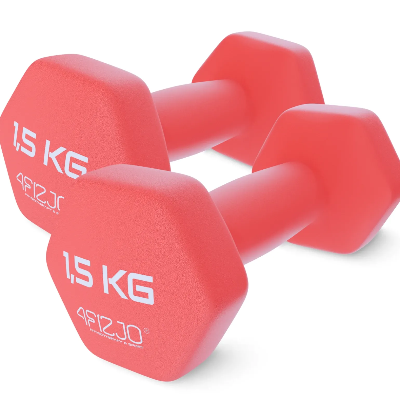 Hantelki żeliwne do ćwiczeń Classic 2 x 1,5 kg