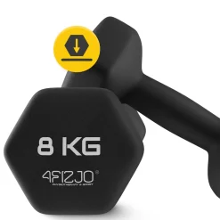 Hantelki żeliwne do ćwiczeń Classic 2 x 8 kg