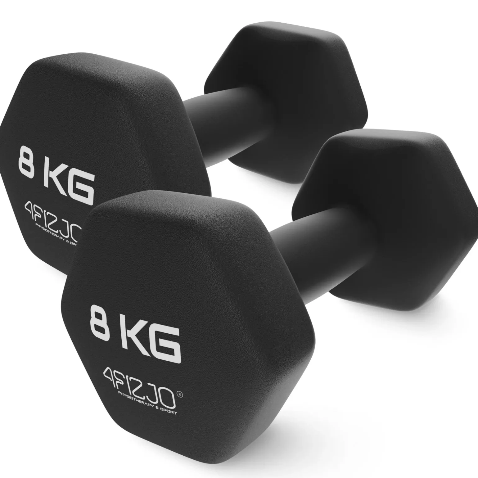 Hantelki żeliwne do ćwiczeń Classic 2 x 8 kg
