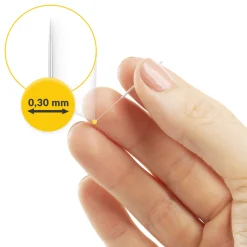 Igły do akupunktury z prowadnicą 100 szt. 0,3 x 30 mm