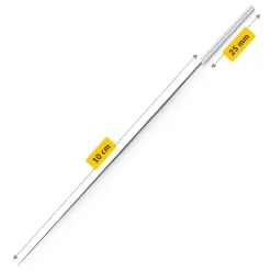 Igły do akupunktury z prowadnicą 100 szt. 0,3 x 100 mm