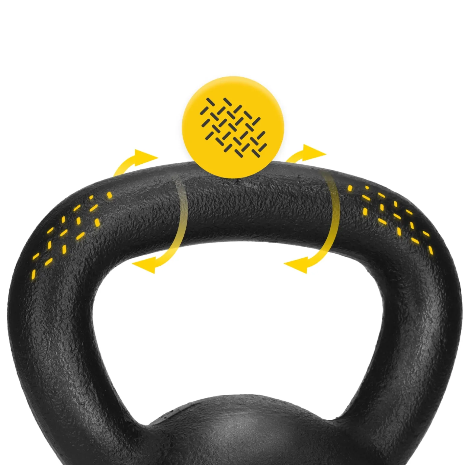 Kettlebell odważnik żeliwny 8 kg