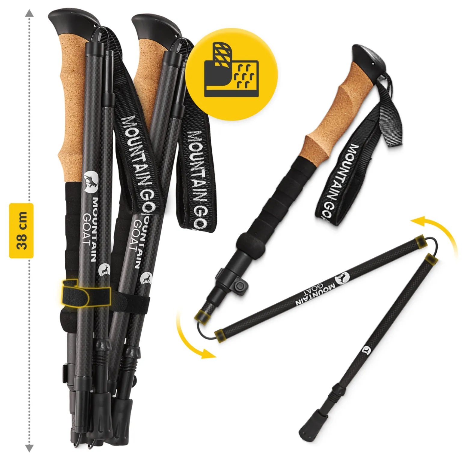 Kije trekkingowe do nordic walking ACTIVE