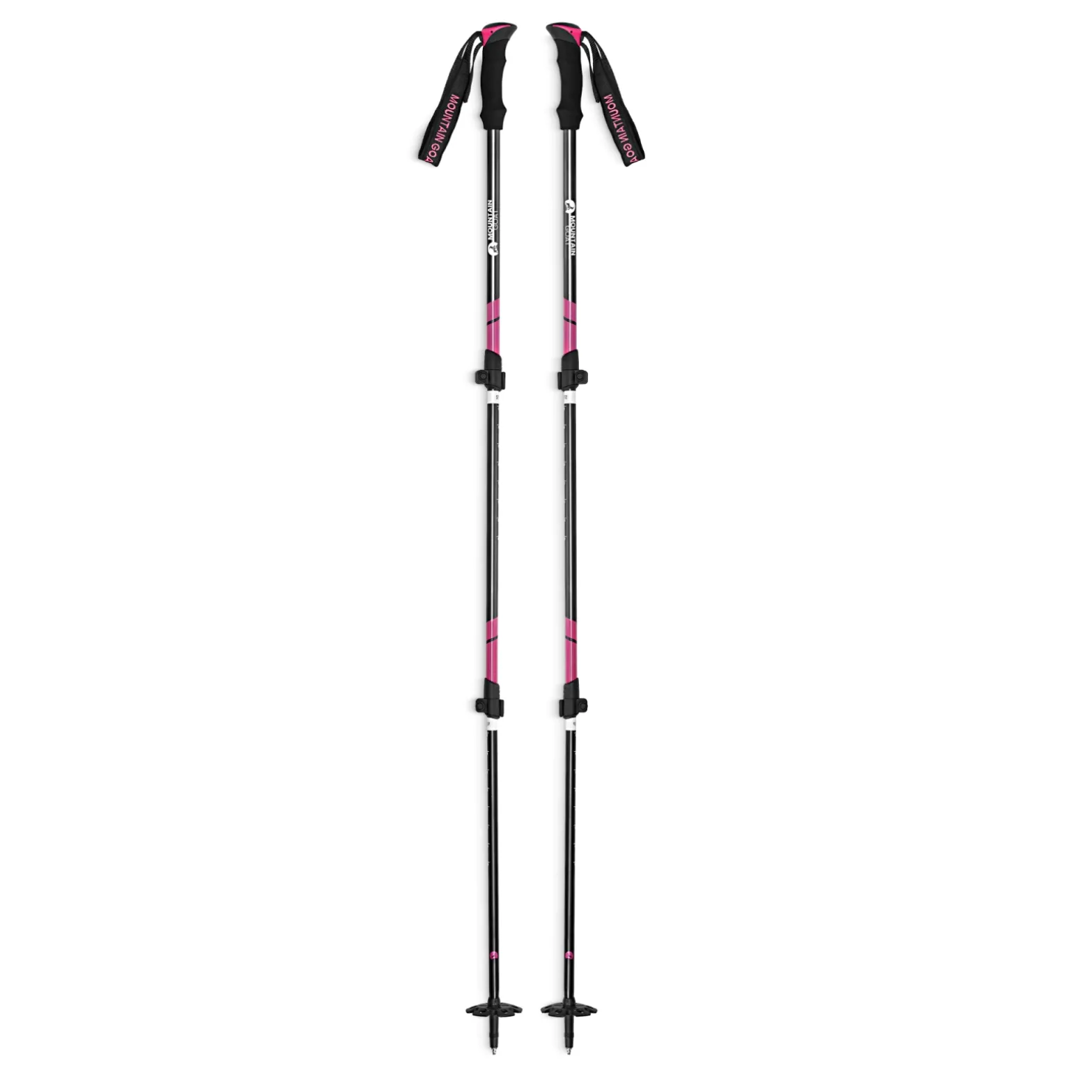 Kije trekkingowe do nordic walking PEAK+ różowe