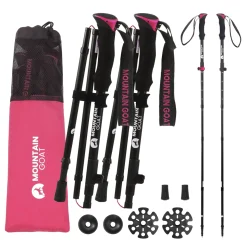 Kije trekkingowe do nordic walking PRO+ różowe