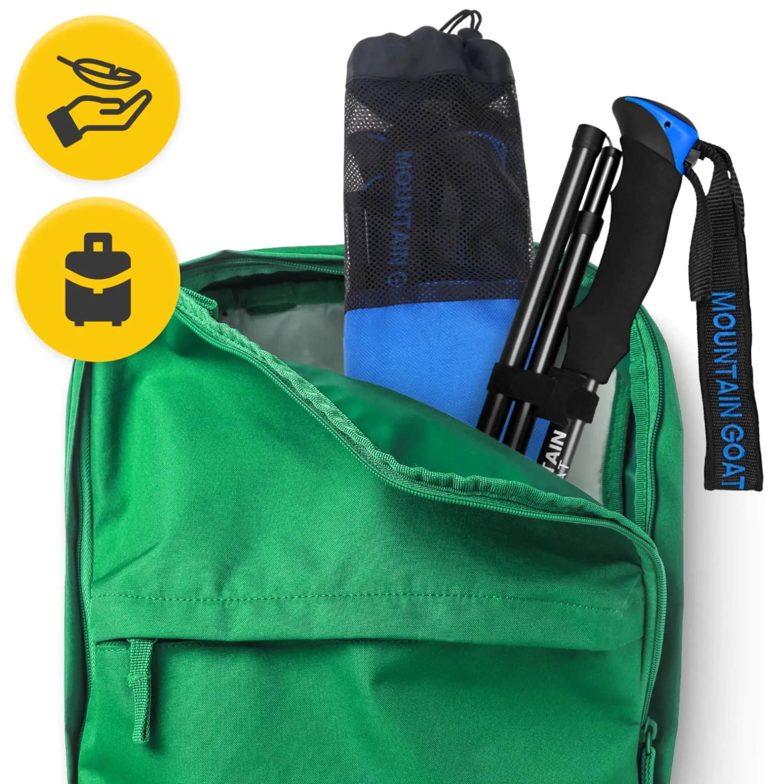 Kije trekkingowe do nordic walking PRO+ niebieskie