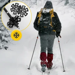 Kije trekkingowe do nordic walking PRO+ pomarańczowe