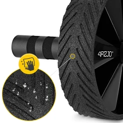 Kółko do ćwiczeń mięśni brzucha AB WHEEL PRO czerwone