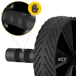 Kółko do ćwiczeń mięśni brzucha AB WHEEL PRO żółte