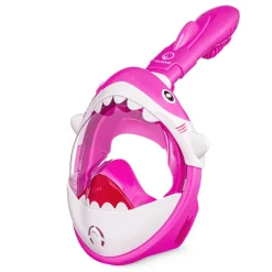 Maska do nurkowania dla dzieci TSUNAMI SHARK różowa
