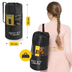 Mata do akupresury z poduszką klasyczna pomarańczowa