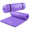 Mata do ćwiczeń fitness i jogi NBR 180 × 60 × 1,5 cm fioletowa
