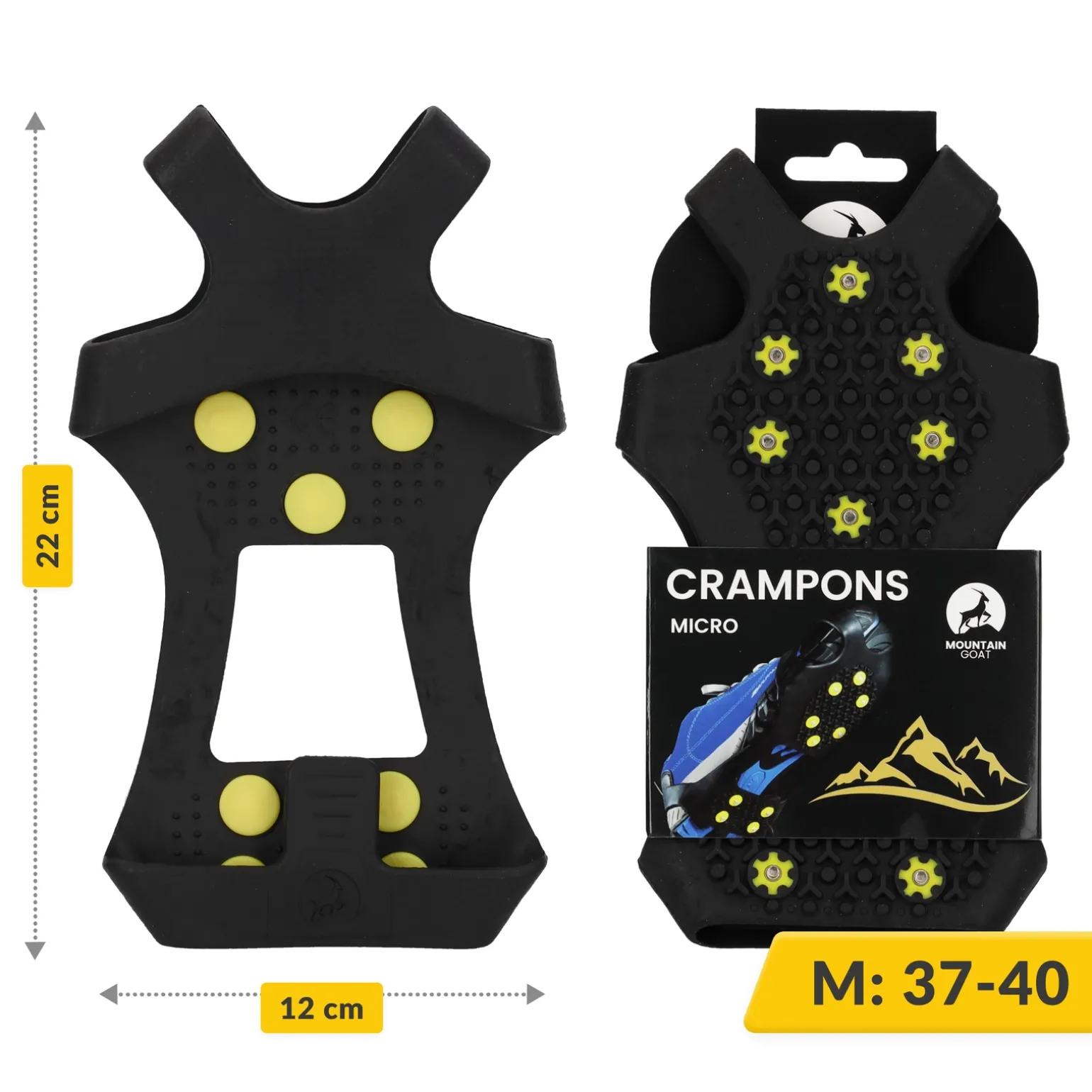 Nakładki antypoślizgowe na buty mini raczki M