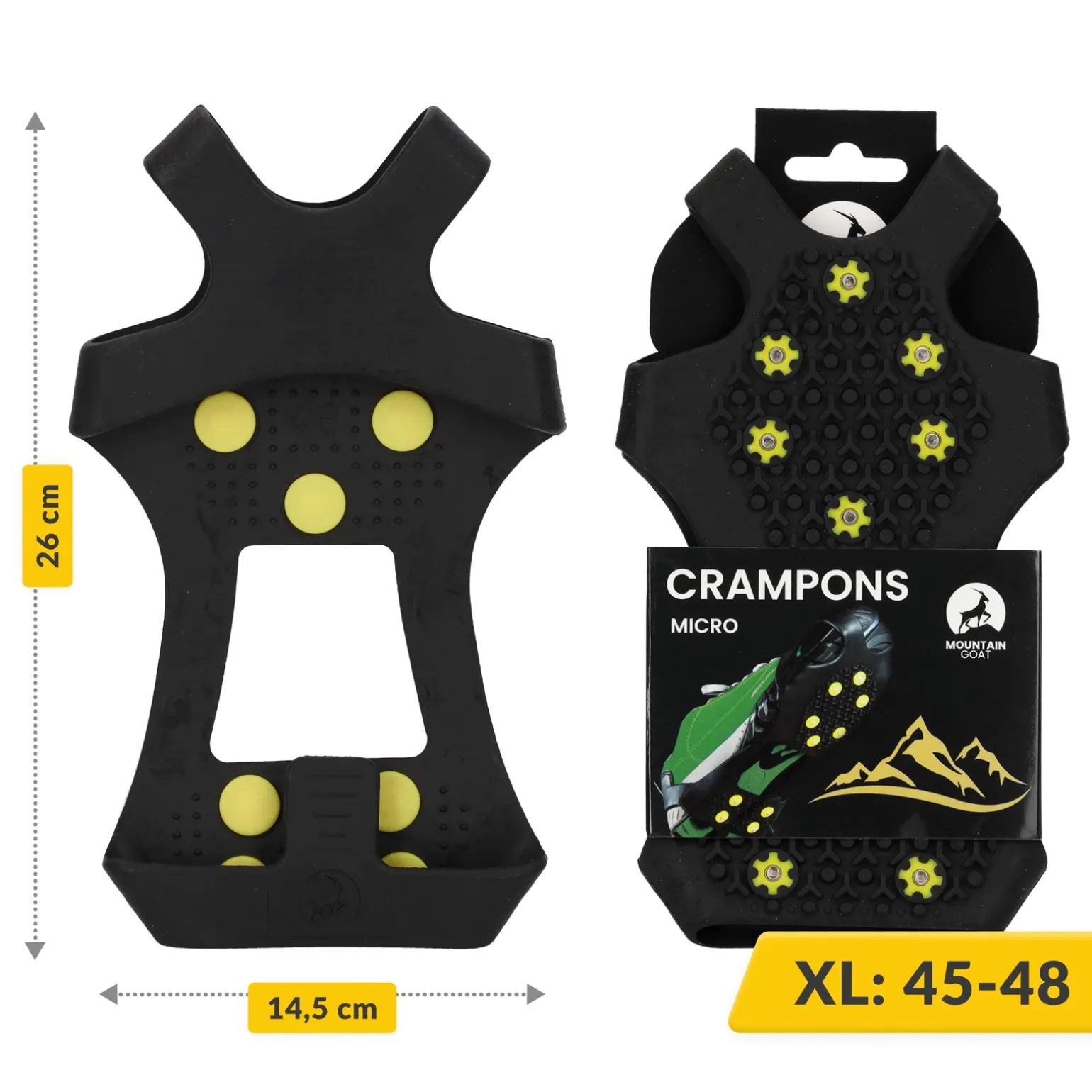 Nakładki antypoślizgowe na buty mini raczki XL