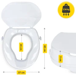 Nasadka toaletowa podwyższająca 5 cm