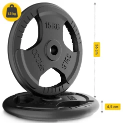 Obciążenie żeliwne 2 x 15 kg