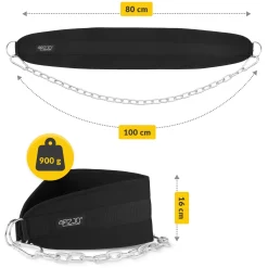 Pas obciążeniowy Dip Belt 100 cm