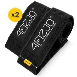 Paski treningowe do martwego ciągu Deadlift Straps czarne